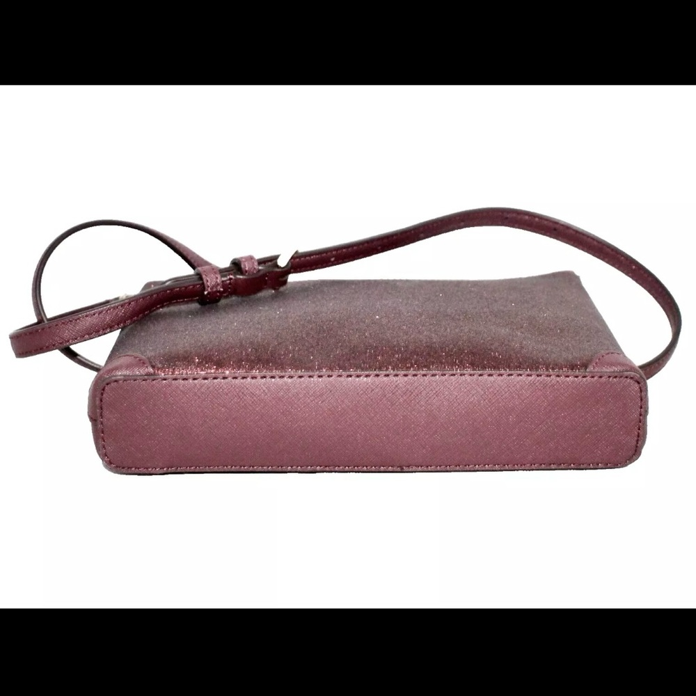 Kate Spade Crossbody Sparkly Dark Purple NWOT Glitter purse glittery bag - Picture 5 of 16